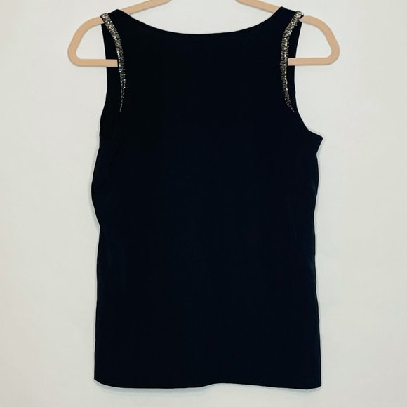 H&M Black Sleeveless Tank Top with Embellishments - Picture 2 of 5